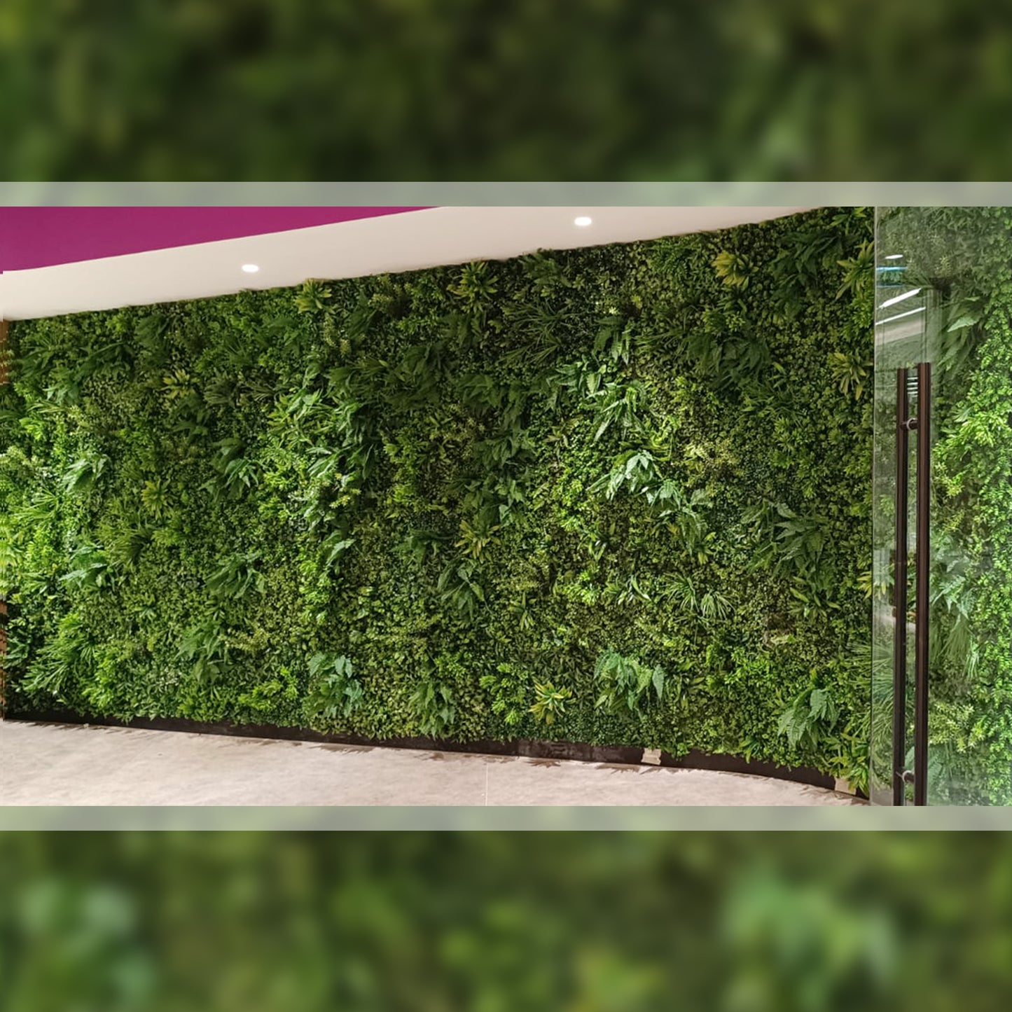 Eco-friendly vertical garden decor in Dubai