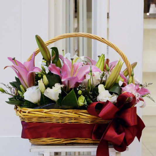 oriental Lilly basket