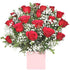 Red roses Arranging in Box