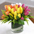 Strawberry tulip vase