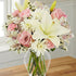 Pretty Pink in glass vase